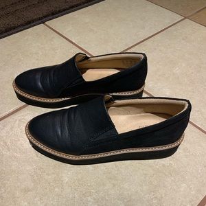LIKE NEW Black Naturalizer loafers.
